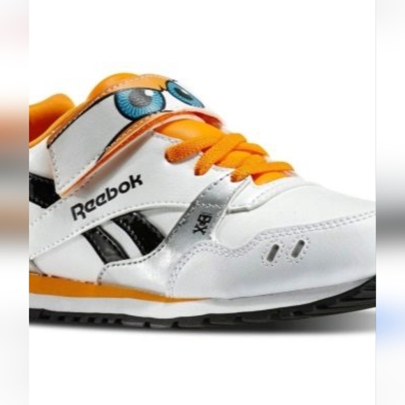 Reebok Disney Planes Unisex Baby First Walkers Shoes, White/Orange, 5.5 - Picture 3 of 17